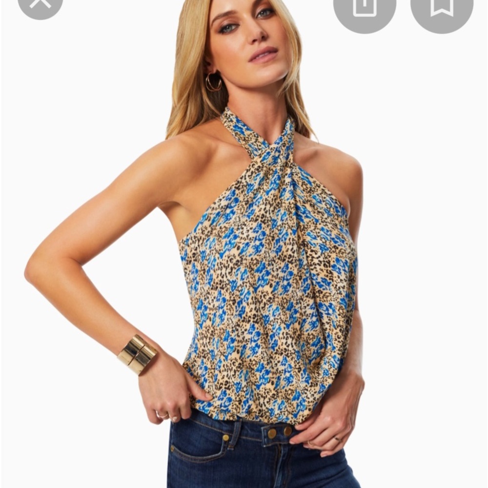 Ramy Brook printed jersey Harriet Halter Medium